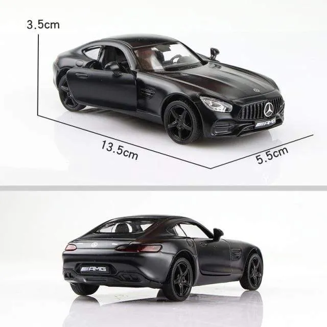 Geburtstagsgeschenke Jungenspielzeug AMG C63 S Coupé Simulation Exquisite Druckguss-Spielzeugfahrzeuge RMZ Stadtauto-Styling 1:36 Legierungsmodell