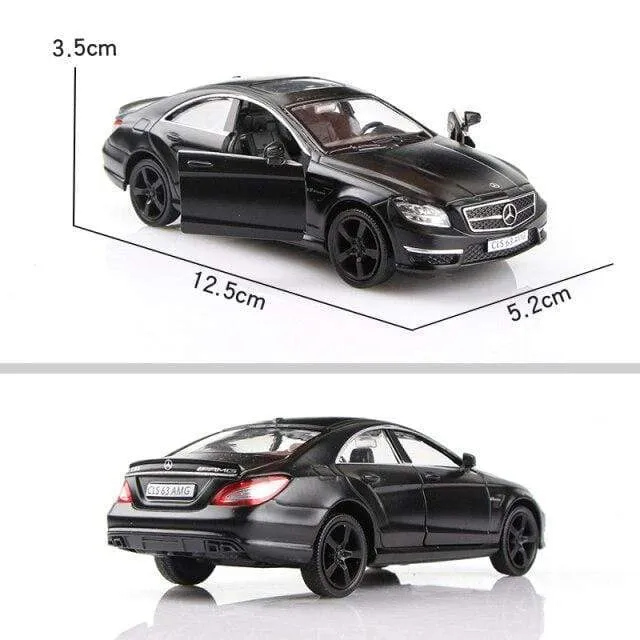 Geburtstagsgeschenke Jungenspielzeug AMG C63 S Coupé Simulation Exquisite Druckguss-Spielzeugfahrzeuge RMZ Stadtauto-Styling 1:36 Legierungsmodell