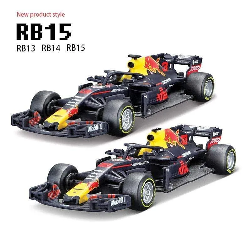 1: 43 Racing Model F1 Racing Formula Racing Alloy Die-Casting Collection Fahrzeugmodellauto Spielzeug Kinderspielzeugauto
