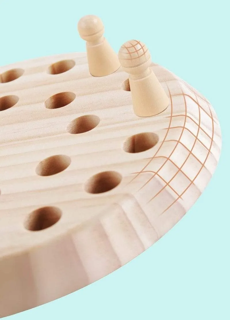 Kinder Holzspielzeug Puzzles Farbgedächtnis Schachspiel Spiel Intellektuelle Kinder Party Brettspiele Baby Pädagogisches Lernspielzeug