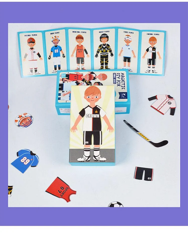 Kinder Magnetic Human Body Cognitive DIY Puzzles Früherziehung Lernspielzeug Montessori Lustiges Geschenk für Kinder Dressing Puzzle
