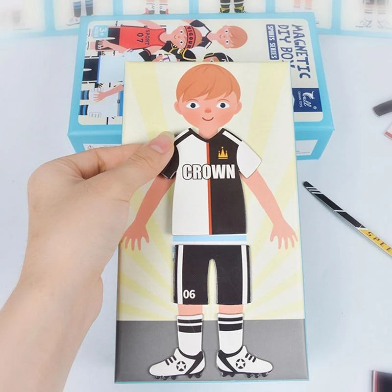 Kinder Magnetic Human Body Cognitive DIY Puzzles Früherziehung Lernspielzeug Montessori Lustiges Geschenk für Kinder Dressing Puzzle