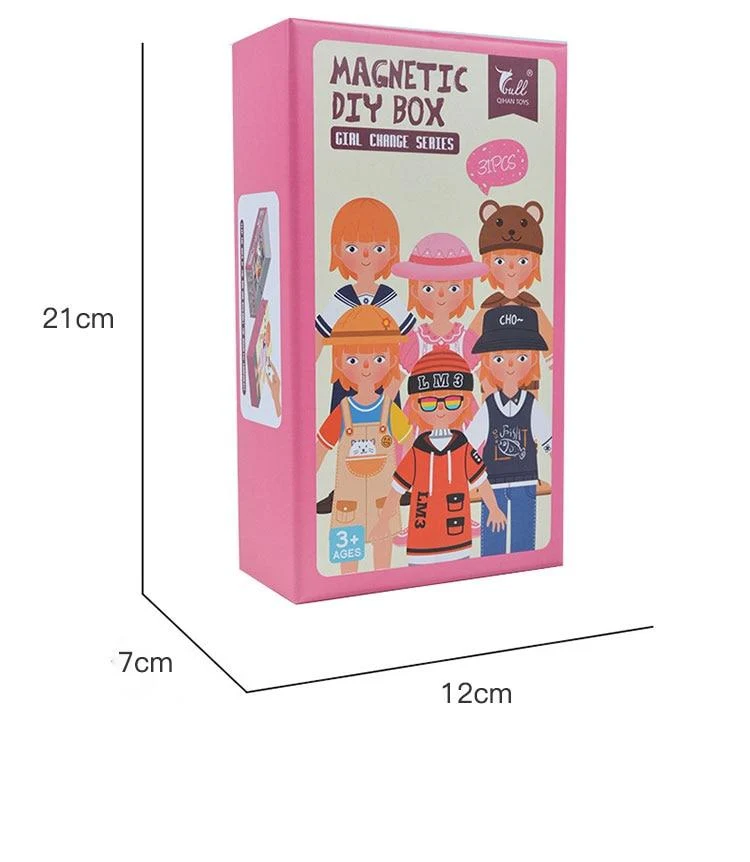 Kinder Magnetic Human Body Cognitive DIY Puzzles Früherziehung Lernspielzeug Montessori Lustiges Geschenk für Kinder Dressing Puzzle