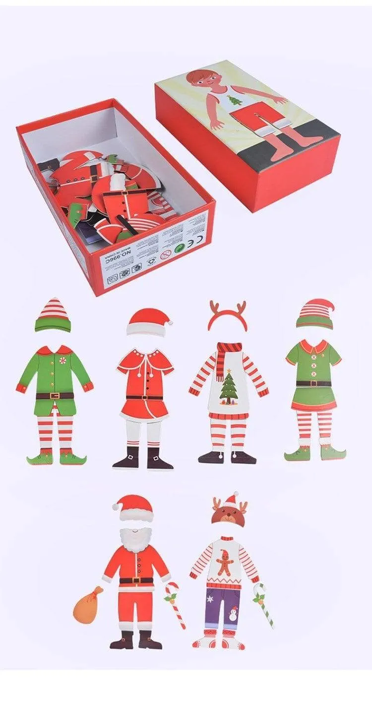 Kinder Magnetic Human Body Cognitive DIY Puzzles Früherziehung Lernspielzeug Montessori Lustiges Geschenk für Kinder Dressing Puzzle