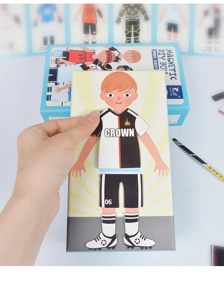 Kinder Magnetic Human Body Cognitive DIY Puzzles Früherziehung Lernspielzeug Montessori Lustiges Geschenk für Kinder Dressing Puzzle