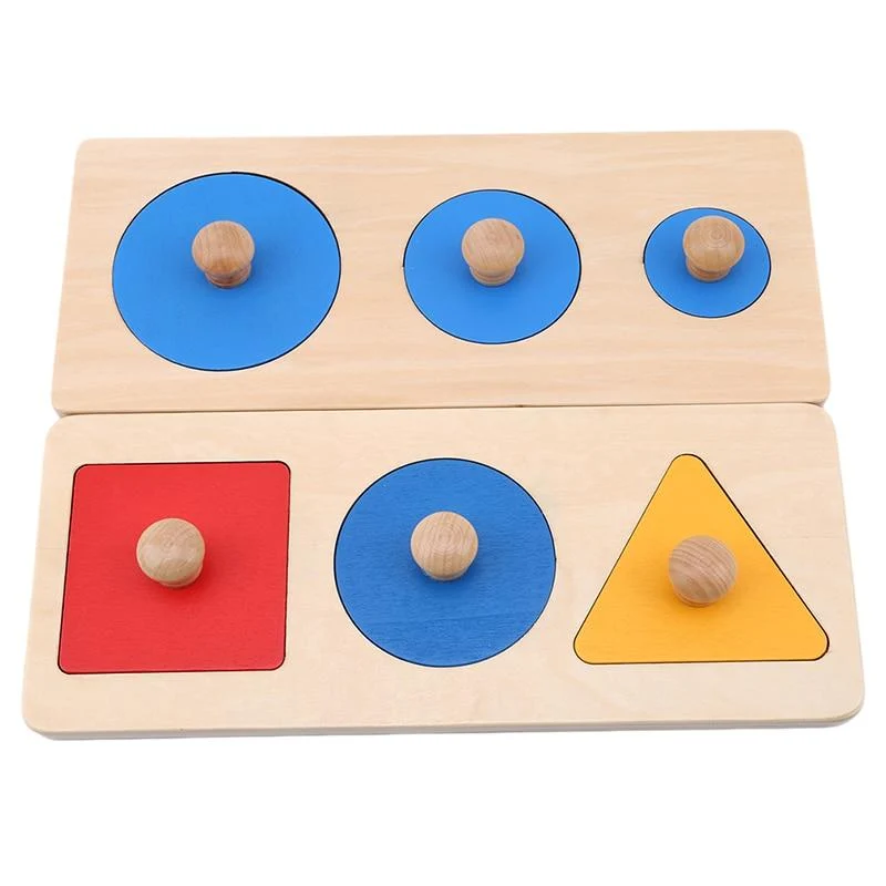 Holz Geometrische Formen Sortieren Mathe Montessori Puzzle Bunte Vorschullernen Lernspiel Baby Kleinkind Spielzeug