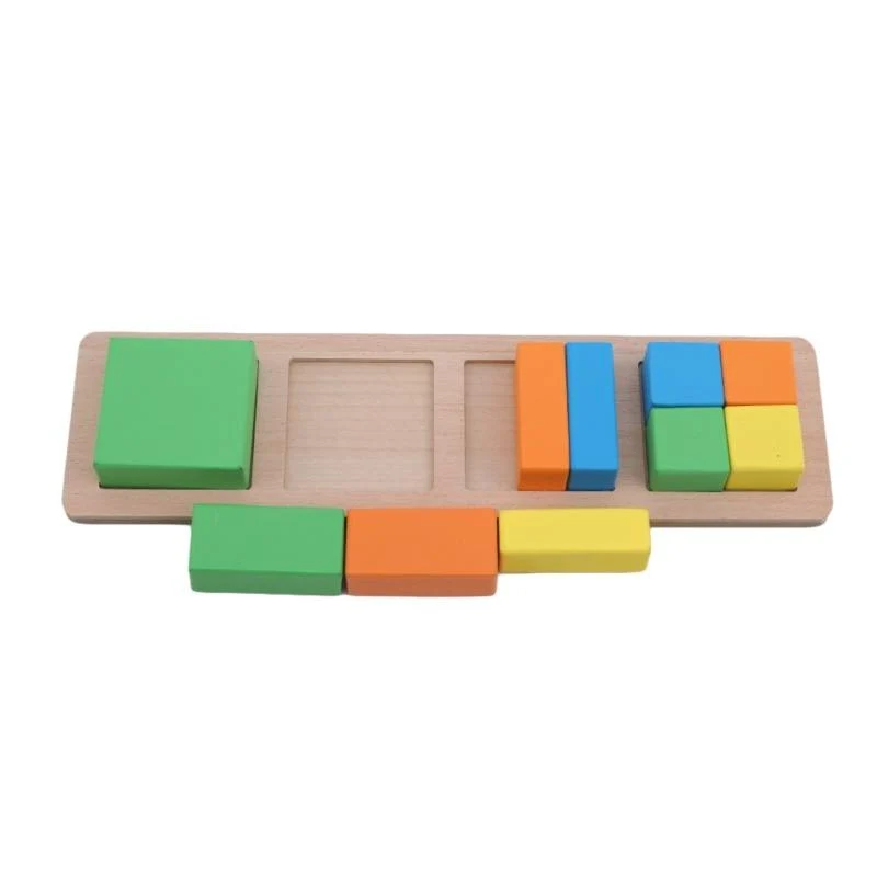 Holz Geometrische Formen Sortieren Mathe Montessori Puzzle Bunte Vorschullernen Lernspiel Baby Kleinkind Spielzeug