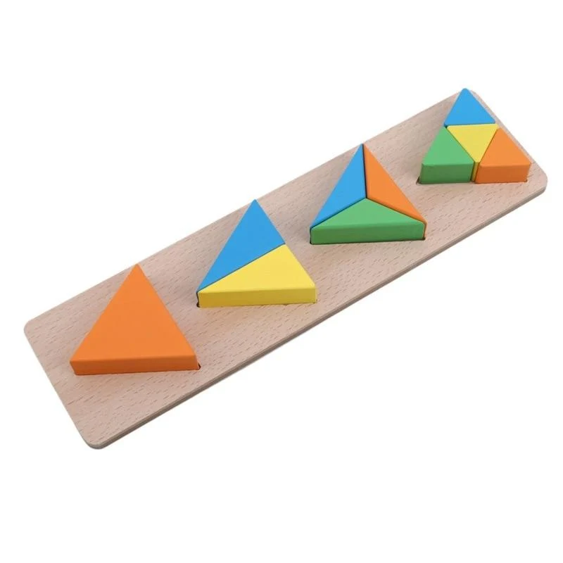 Holz Geometrische Formen Sortieren Mathe Montessori Puzzle Bunte Vorschullernen Lernspiel Baby Kleinkind Spielzeug