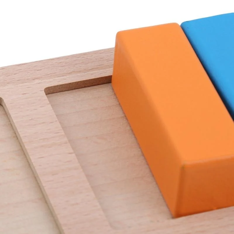 Holz Geometrische Formen Sortieren Mathe Montessori Puzzle Bunte Vorschullernen Lernspiel Baby Kleinkind Spielzeug