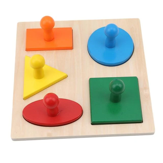 Holz Geometrische Formen Sortieren Mathe Montessori Puzzle Bunte Vorschullernen Lernspiel Baby Kleinkind Spielzeug