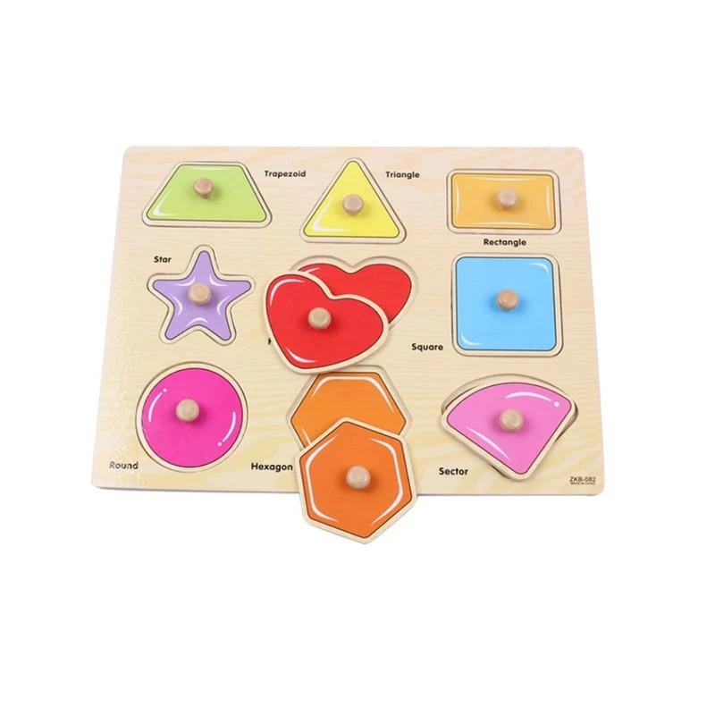 Holz Geometrische Formen Sortieren Mathe Montessori Puzzle Bunte Vorschullernen Lernspiel Baby Kleinkind Spielzeug