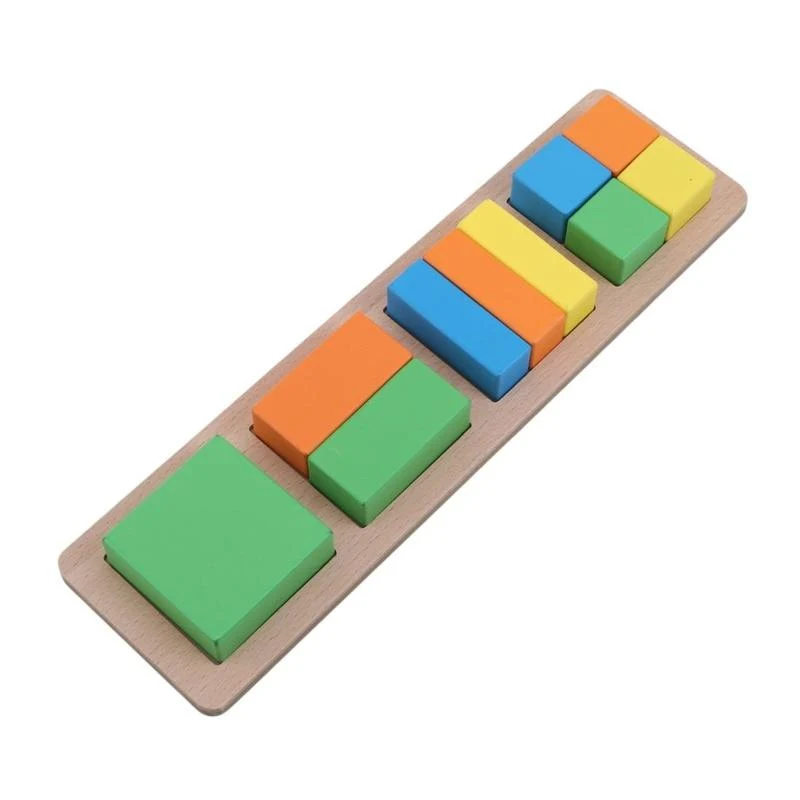Holz Geometrische Formen Sortieren Mathe Montessori Puzzle Bunte Vorschullernen Lernspiel Baby Kleinkind Spielzeug
