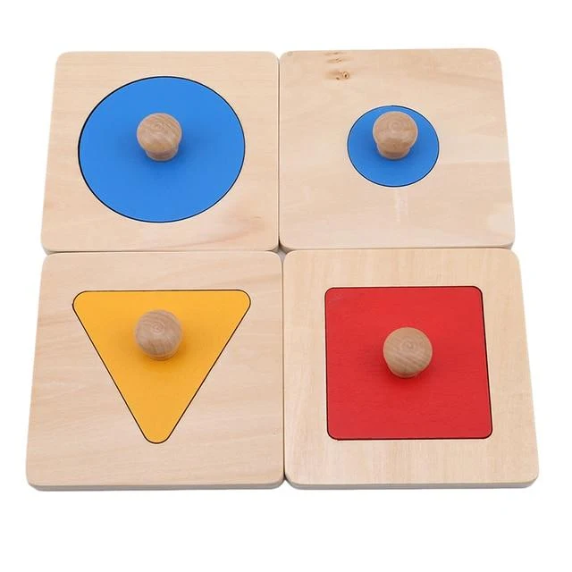 Holz Geometrische Formen Sortieren Mathe Montessori Puzzle Bunte Vorschullernen Lernspiel Baby Kleinkind Spielzeug