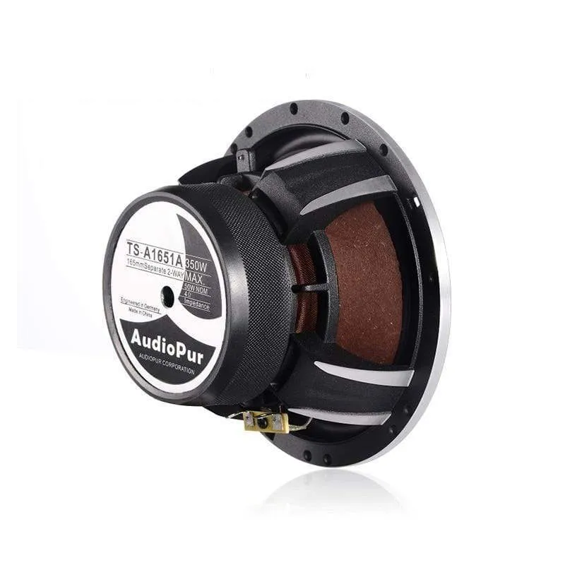 60W High 6.5 Zoll Zwei-Wege-Autolautsprecher TS-A1651A Subwoofer Woofer Basslautsprecher-Treiber, Lautsprechereinheit-Treiber 6.5 Zoll hohe Qualität