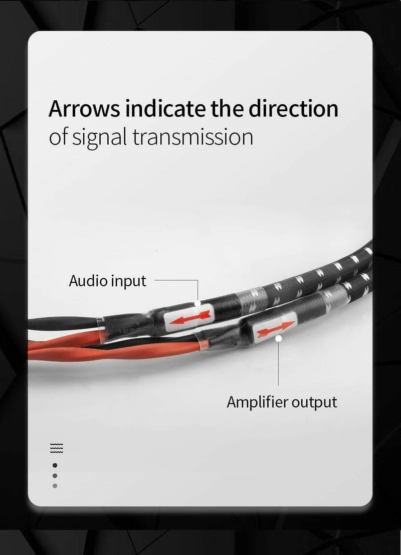 TODN HIFI-Lautsprecher-Audiokabel High-End-Stereo-Verstärkerkabel Hochreine sauerstofffreie Kupferbanane Vergoldeter Stecker pro Paar