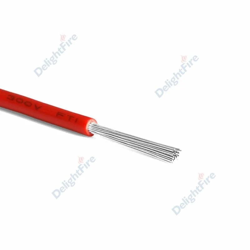 UL2468 2 Pin Elektrische Drähte 28/26/24/22/20/18 AWG Rot Schwarz Flachbandkabel Lautsprecherkabel Für LED Car Audio 12 V JST Stecker