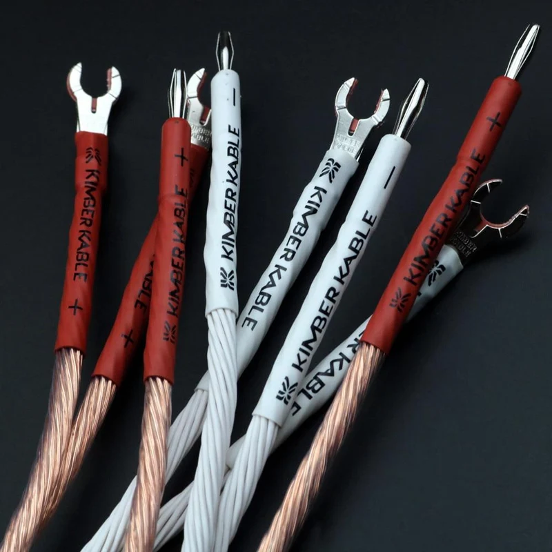 XSSH Audio Hi-End DIY HIFI versilberter Y-förmiger Spaten auf Bananenstecker 12TC 24-adriges Lautsprecherkabel