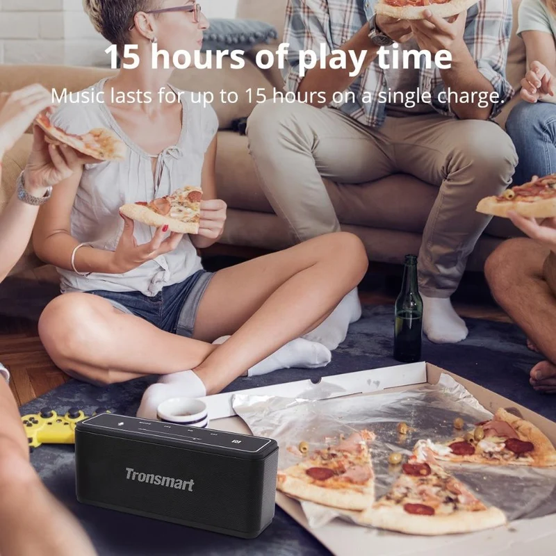 Tronsmart Mega Bluetooth 5.0 Lautsprecher Tragbarer Lautsprecher 40 W Colums Touch Control Soundbar unterstützt Sprachassistent, NFC, MicroSD
