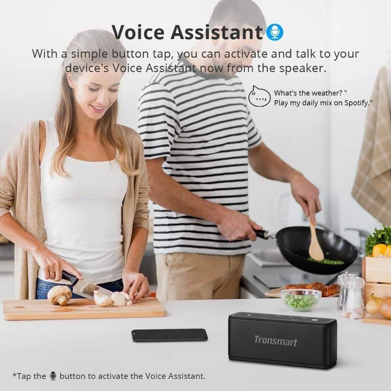 Tronsmart Mega Bluetooth 5.0 Lautsprecher Tragbarer Lautsprecher 40 W Colums Touch Control Soundbar unterstützt Sprachassistent, NFC, MicroSD