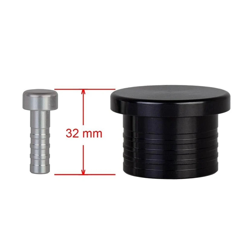 8mm-32mm Aluminiumlegierung Stopfen Abblasventil BOV Verschlussstopfen Silikonschlauch Verschlussstopfen 8 10 12 14 16 18 20 22 28 30 32 38mm