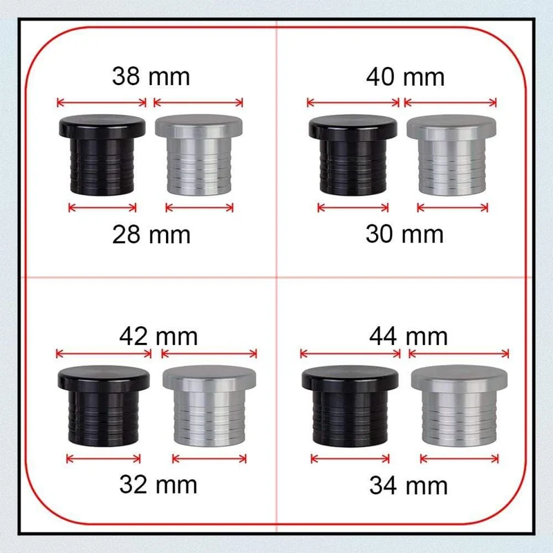 8mm-32mm Aluminiumlegierung Stopfen Abblasventil BOV Verschlussstopfen Silikonschlauch Verschlussstopfen 8 10 12 14 16 18 20 22 28 30 32 38mm