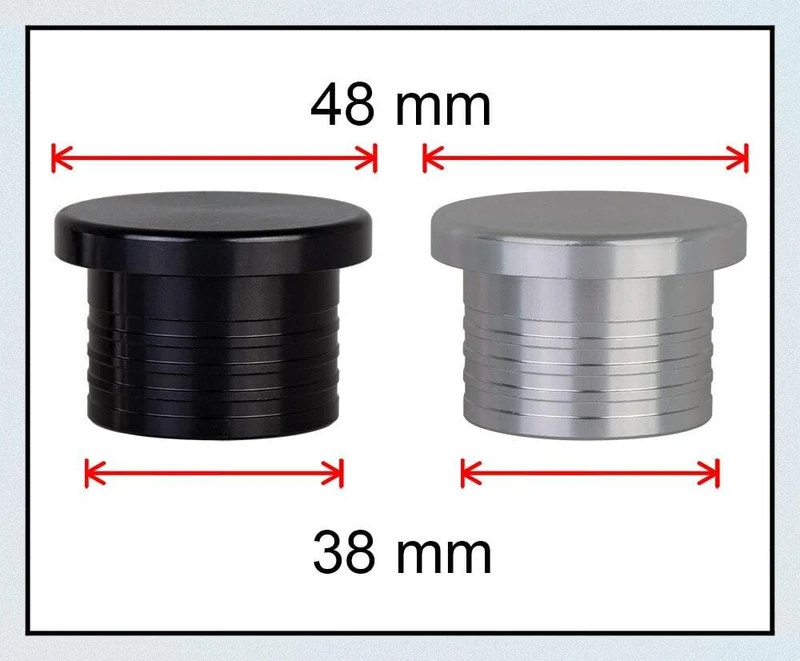 8mm-32mm Aluminiumlegierung Stopfen Abblasventil BOV Verschlussstopfen Silikonschlauch Verschlussstopfen 8 10 12 14 16 18 20 22 28 30 32 38mm