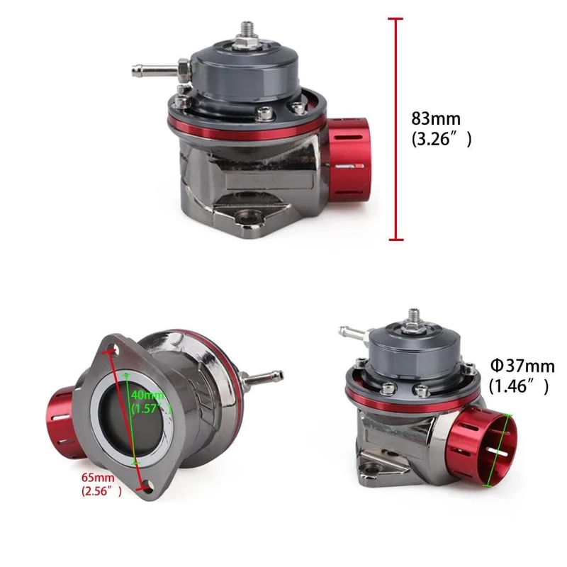 Rennwagen Greddi Fv Bov 40mm Aluminium Schwimmerventil Blow Off Ventil Schwimmerventil mit Adapter 3 Farben