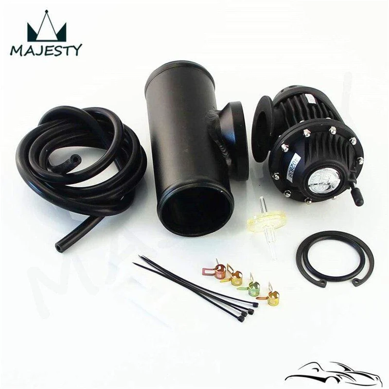 SSQV Blow Off Ventil SQV4 + 2.25" 57mm Alu Flansch Adapterrohr für H**KS BOV