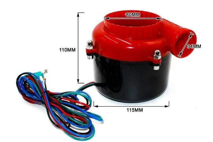 Racing Universal Elektronisches Turbo Auto Gefälschtes Ablassventil Elektronisches Turbo Blow Off Ventil Blow Off Analog Sound BOV