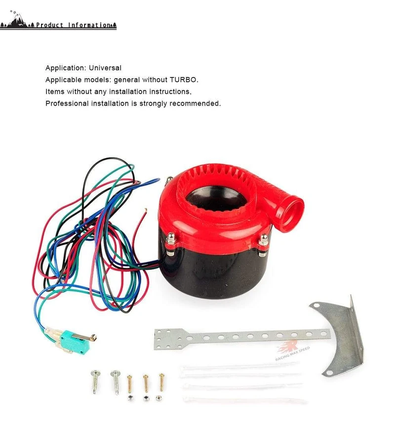Racing Universal Elektronisches Turbo Auto Gefälschtes Ablassventil Elektronisches Turbo Blow Off Ventil Blow Off Analog Sound BOV