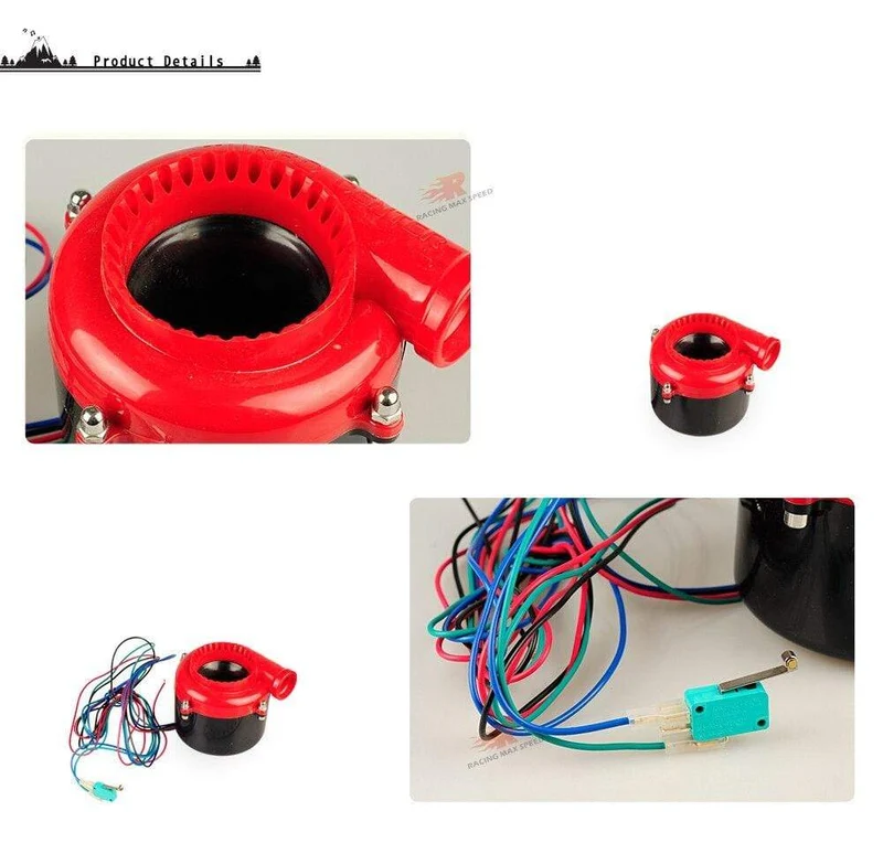 Racing Universal Elektronisches Turbo Auto Gefälschtes Ablassventil Elektronisches Turbo Blow Off Ventil Blow Off Analog Sound BOV