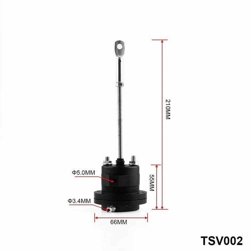 Universal Turbo Aktuator Turbine Internes Wastegate Ventil Turbolader RB20 Aluminium Legierung Einstellbare Magnetventil Zubehör