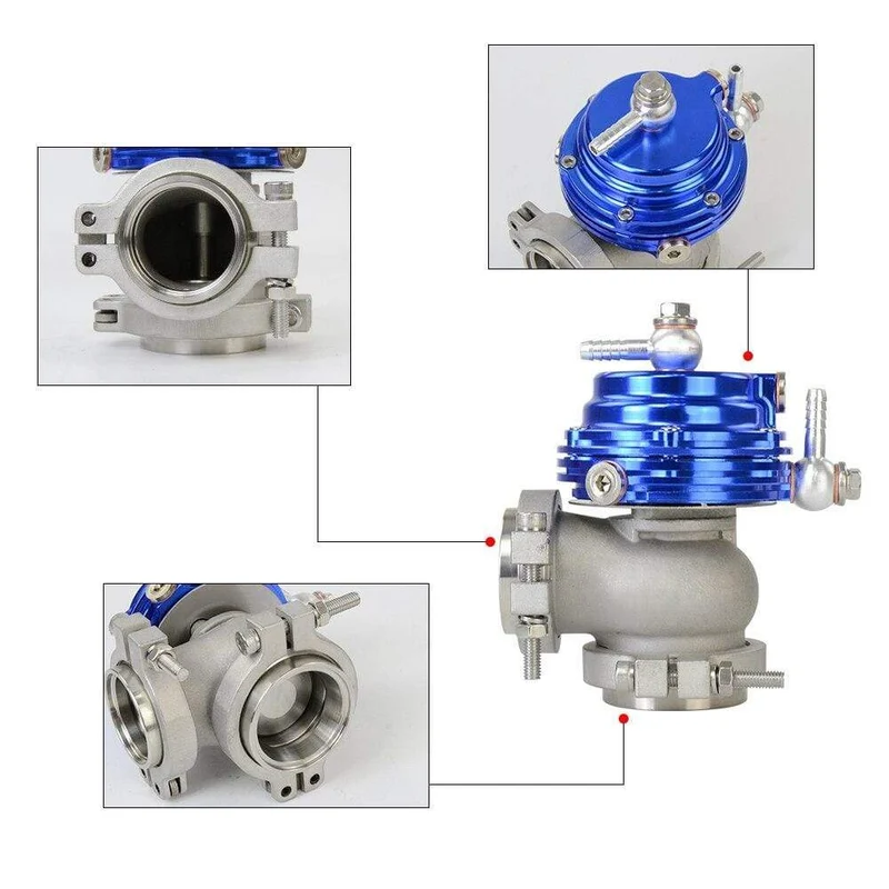 VR - 38 mm externes Wastegate mit V-Band-Flansch-Turbo-Wastegate für den Supercharge-Turbo-Verteiler VR5831