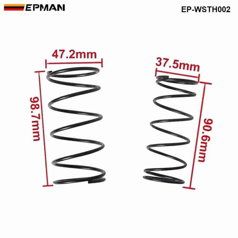 38MM TURBO EXTERNES WASTEGATE WG FEDER BESCHICHTET ERSATZ 14 PSI/8PSI 1BAR FÜR HECK TK-WSTH002