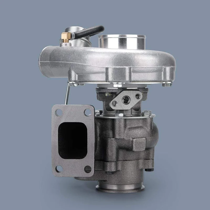 T04E T3/T4 .63A/R TURBO TURBOLADER KOMPRESSOR 420+PS INTERNES WASTEGATE V-BAND Universell für alle 4-6-Zylinder-Hybridmotoren