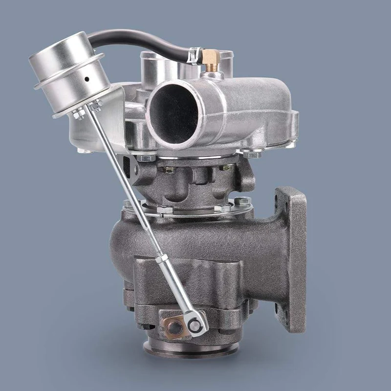 T04E T3/T4 .63A/R TURBO TURBOLADER KOMPRESSOR 420+PS INTERNES WASTEGATE V-BAND Universell für alle 4-6-Zylinder-Hybridmotoren