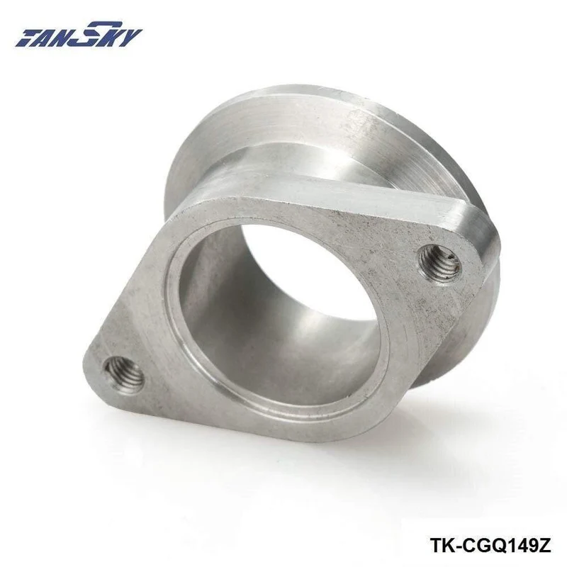 Edelstahl 38 mm 2 Bolzen auf 44 mm V-Band MV-R Vband Wastegate-Adapterflansch TK-CGQ149Z