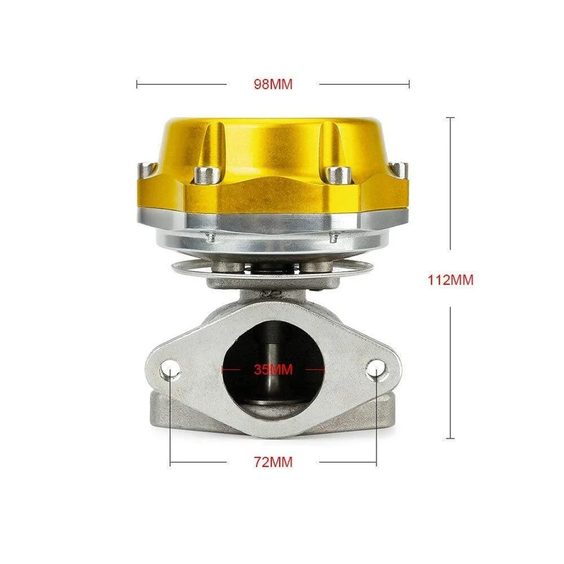 38mm Externes Turbo-Abgaskrümmer-Wastegate mit Dump-Ring 14PSI YC101325