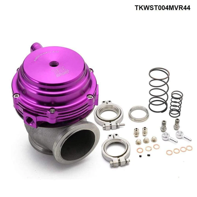 MVR 44 mm V-Band externes Wastegate-Kit, 24 PSI Turbo-Wastegate mit V-Band-Flansch, hohe Qualität, TKWST004MVR44