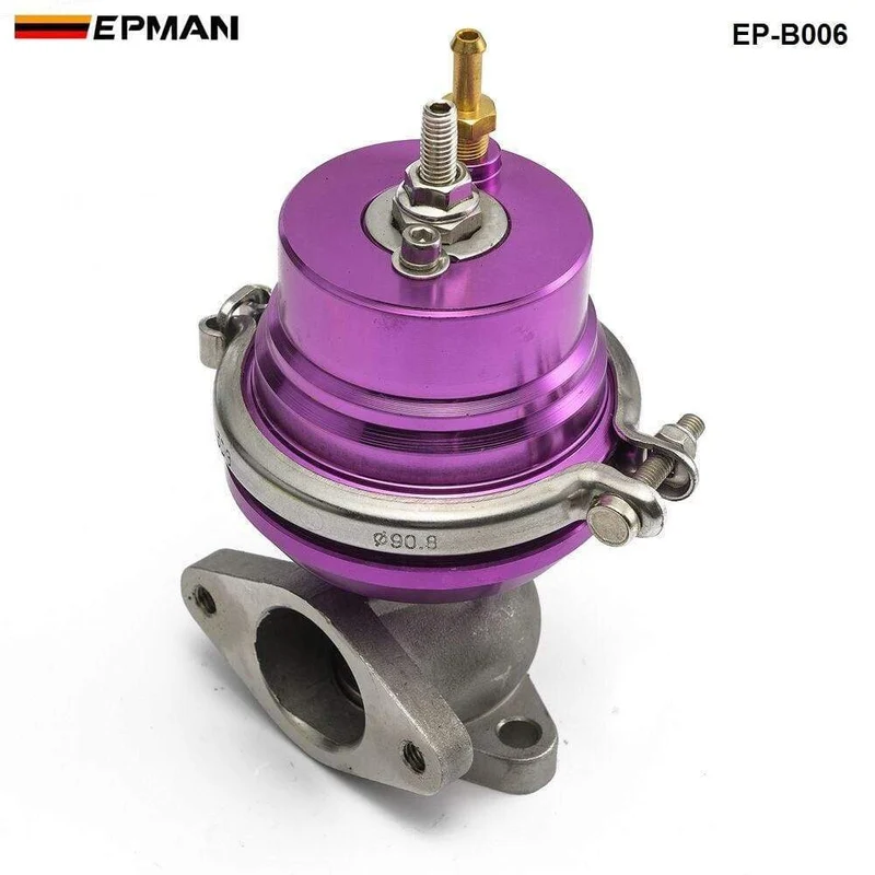 Lila, verstellbarer 38-mm-Außen-Turbo-V-Band-V-Band-Wastegate-Turbolader-Flansch EP-B006