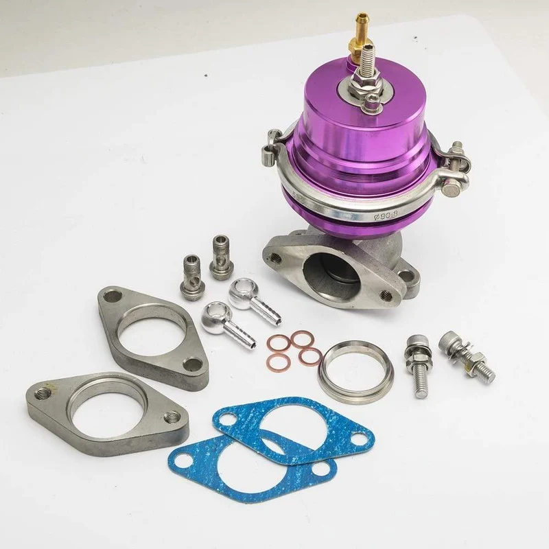 Lila, verstellbarer 38-mm-Außen-Turbo-V-Band-V-Band-Wastegate-Turbolader-Flansch EP-B006