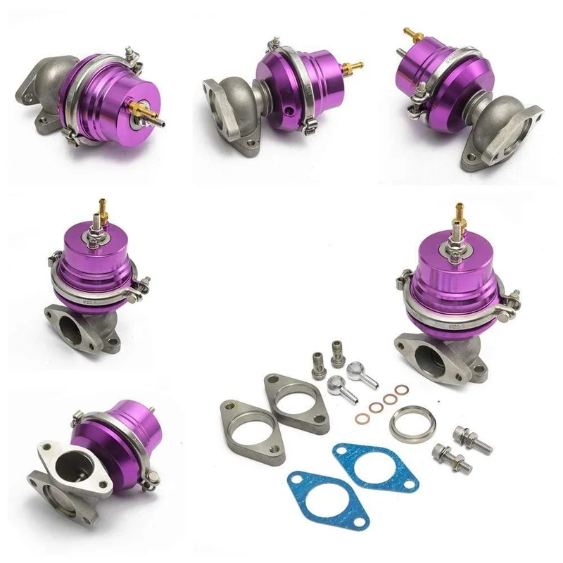 Lila, verstellbarer 38-mm-Außen-Turbo-V-Band-V-Band-Wastegate-Turbolader-Flansch EP-B006