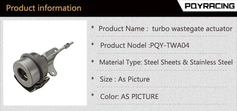 Turbolader Wastegate-Steller 54399700022,54399880017 für Audi / VW / Skoda / Seat / Ford 1,9 TDI PQY-TWA04