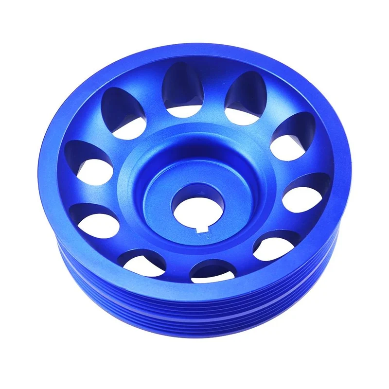 Leichte Aluminium-Kurbelwellen-Kurbelriemenscheibe für Subaru Impreza WRX Sti JR-CP013