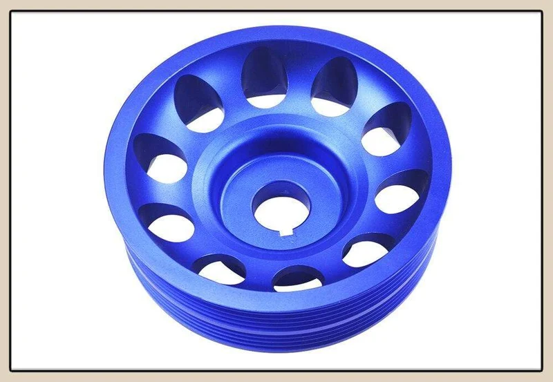 Leichte Aluminium-Kurbelwellen-Kurbelriemenscheibe für Subaru Impreza WRX Sti JR-CP013