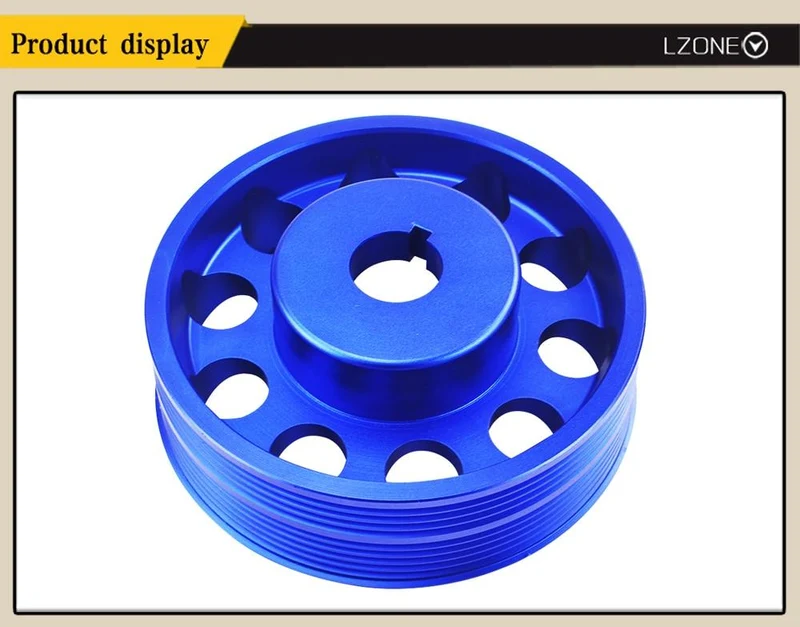 Leichte Aluminium-Kurbelwellen-Kurbelriemenscheibe für Subaru Impreza WRX Sti JR-CP013