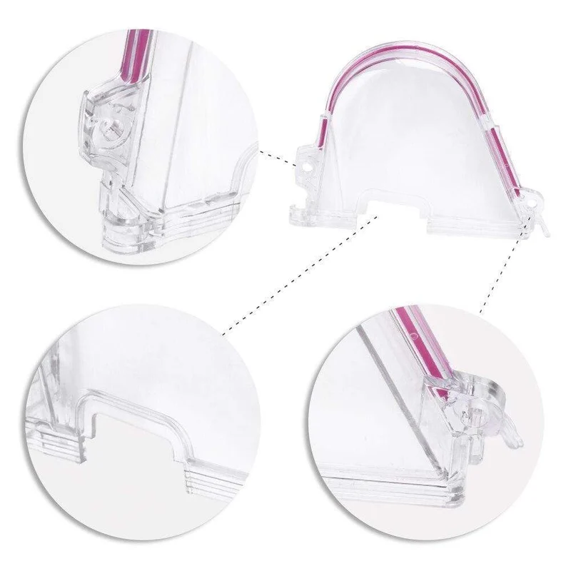 Top One transparente Nockengetriebeabdeckung, Zahnriemen, Turbo-Kurbelscheibe für Honda 96–00 EK mit PQY-Aufkleber JR6337