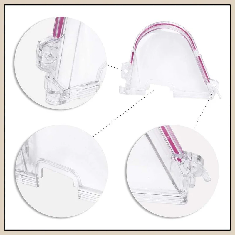 Top One transparente Nockengetriebeabdeckung, Zahnriemen, Turbo-Kurbelscheibe für Honda 96–00 EK mit PQY-Aufkleber JR6337