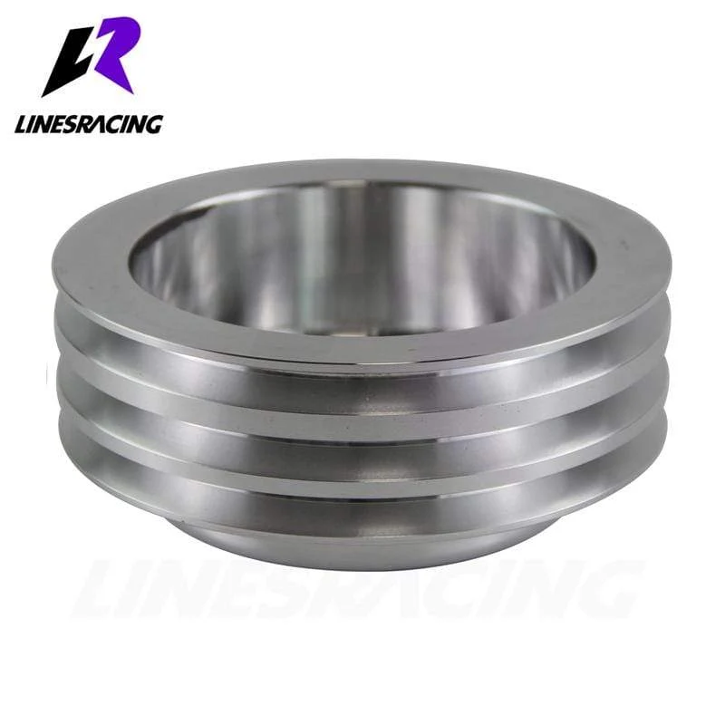 Passend für Small BlockChevy LWP Aluminium 3 Nut Kurbelwellenriemenscheibe Lange Wasserpumpe für Small Block Chevy 350 Kurbel