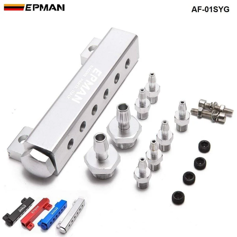 6 Ports 1/8 NPT Aluminium Turbo Wastegate Boost Vakuum Ansaugkrümmer Kit Für Nissan Passt: Mehr als eine AF-01SYG